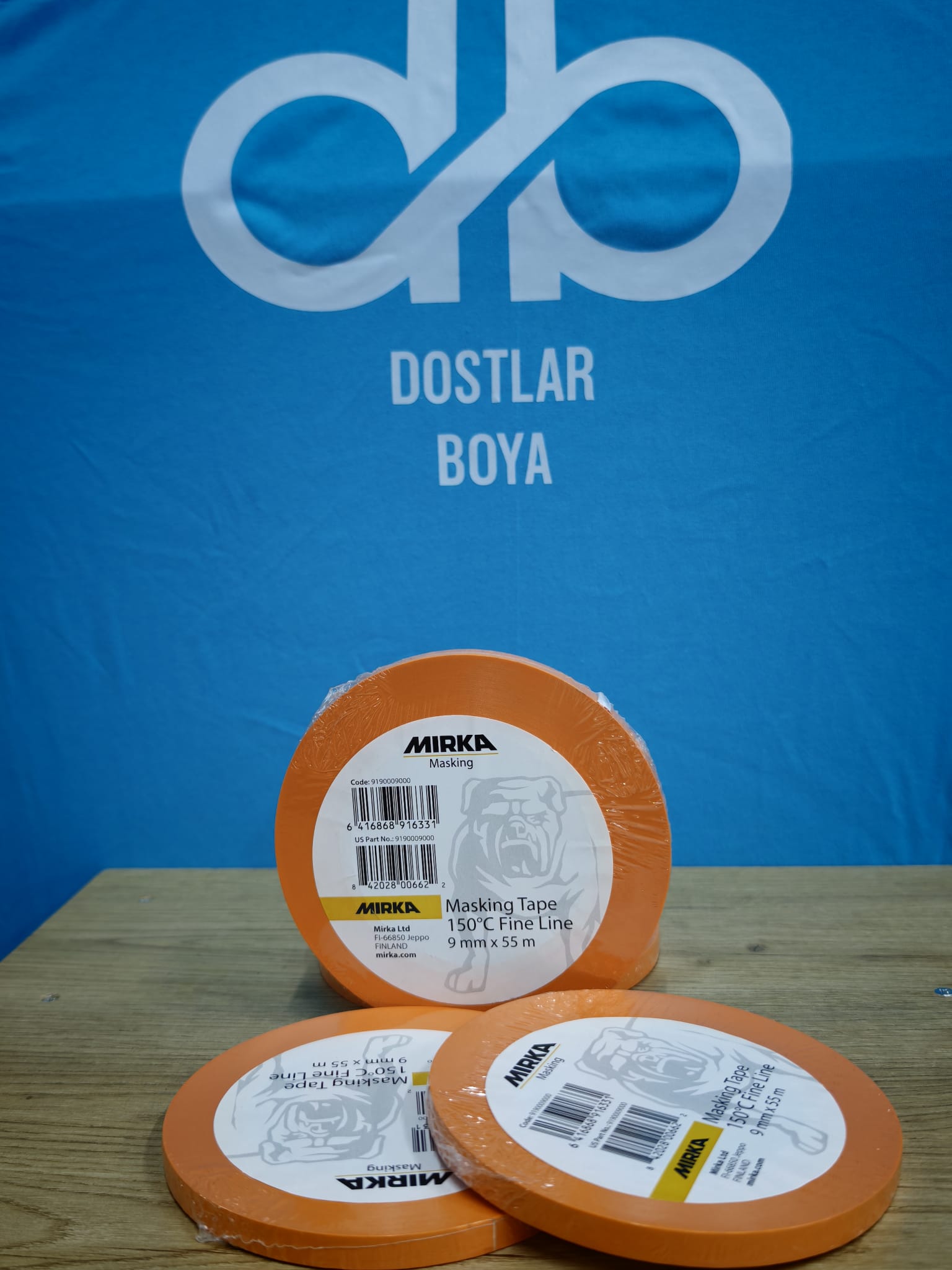 Mirka fine line maskeleme bandı 150°C