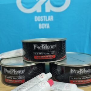Polikor black plastik macunu 800 gr